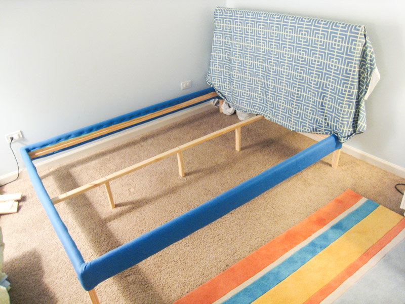 How to Reupholster Bed Frame Ikea FjellseTutorial15 Emmerson and