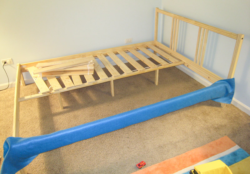 How to Reupholster Bed Frame Ikea FjellseTutorial2 Emmerson and