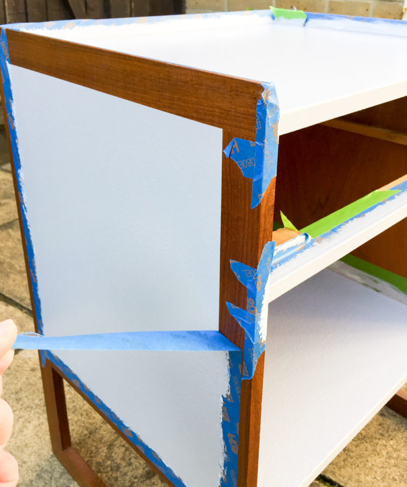 Refinished Mid-Century Night Stands Progress-7