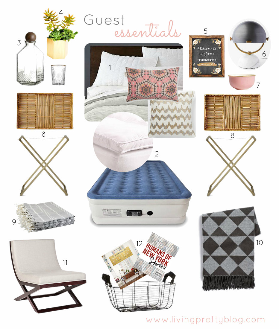 Mood Board - How to Make Over-Night Guests Feel At Home