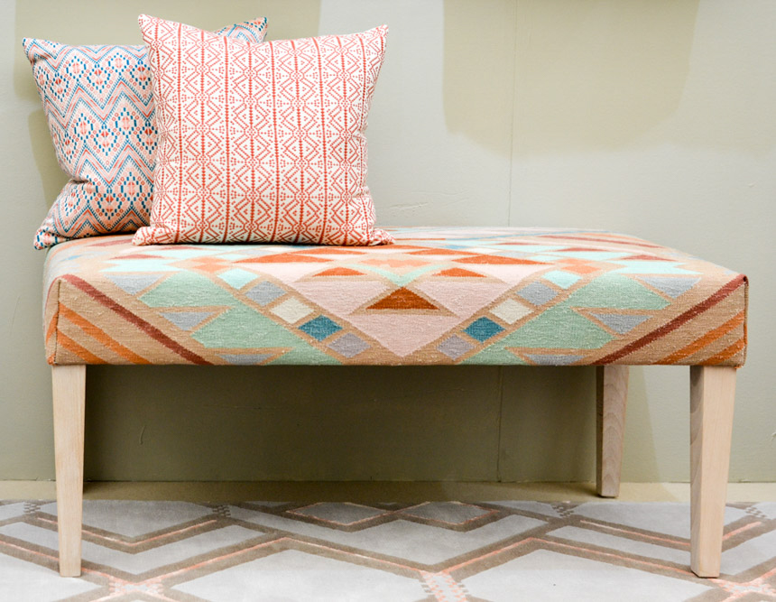 African Inspired & Blush Pink Texiles via A Rum Fellow