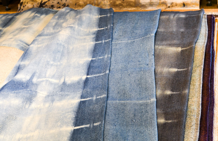 2017 Interior Design Trends Home Decor Trend Report - Japanese Inspired Shibori Rugs via Top Floor Rugs by Esti