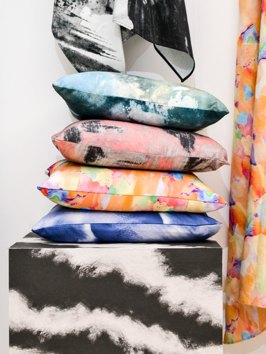 2017 Interior Design Trends Home Decor Trend Report - Painterly Fabrics & Wallpapers via Feathr