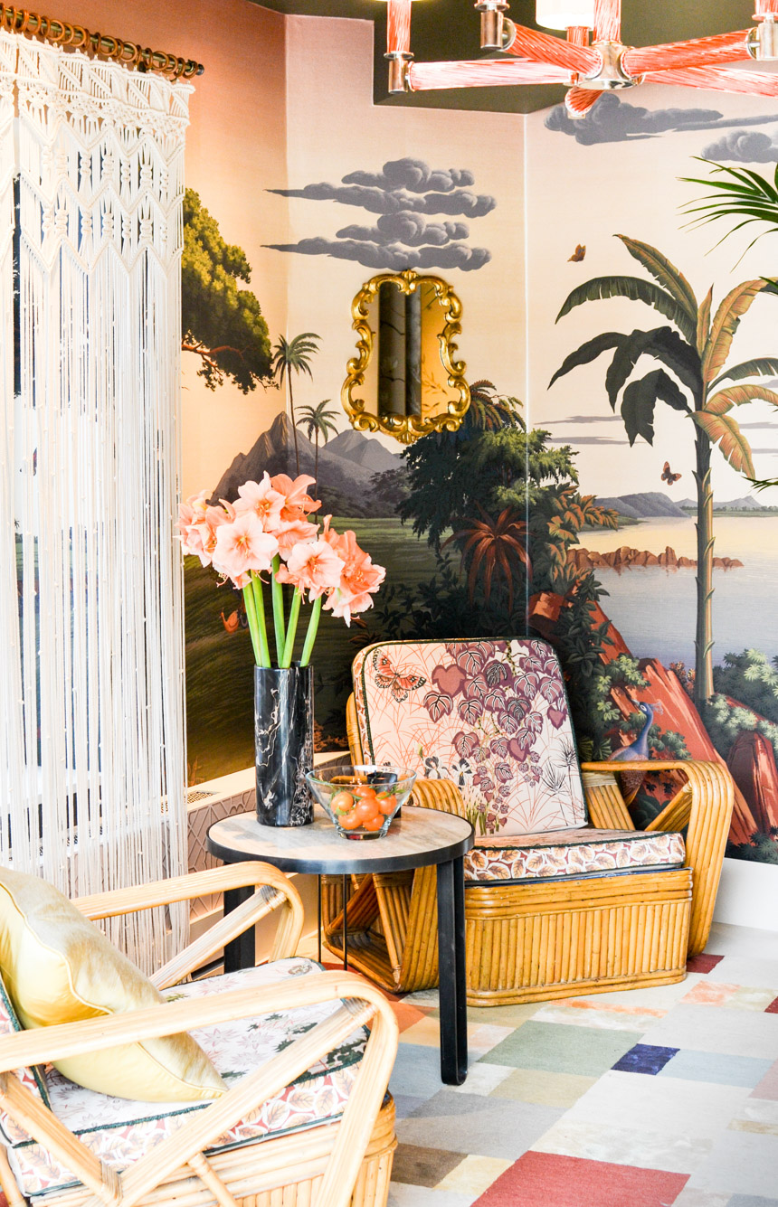 2017 Interior Design Trends Home Decor Trend Report - Rattan & Greenery via Best & Lloyd