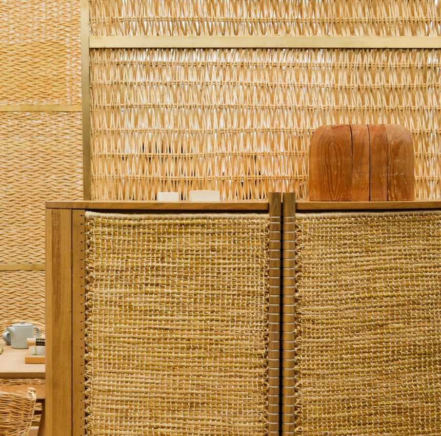 2017 Interior Design Trends Home Decor Trend Report - Woven Rattan via The New Craftsmen
