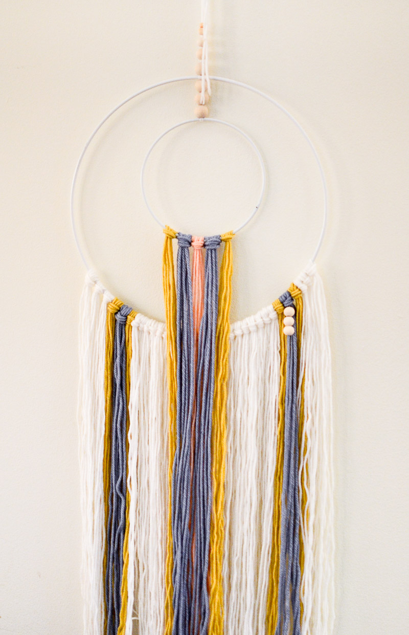 How to Make a Wall Hanging with Wooden Beads DIY Tutorial4 Emmerson