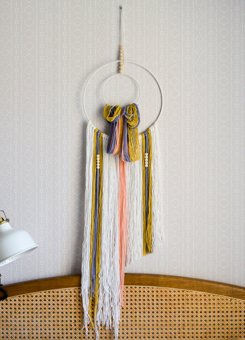 How to Make a Wall Hanging with Wooden Beads DIY Tutorial7 Emmerson