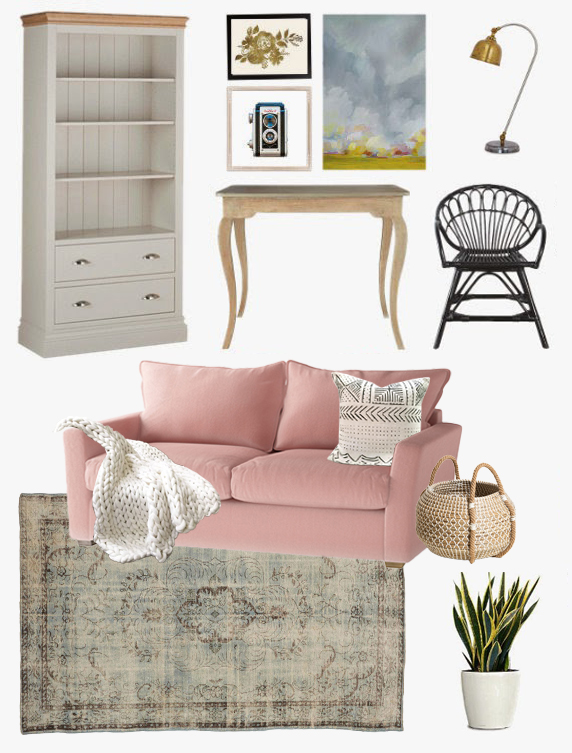 Mood Board | A Cozy Office / Guest Room