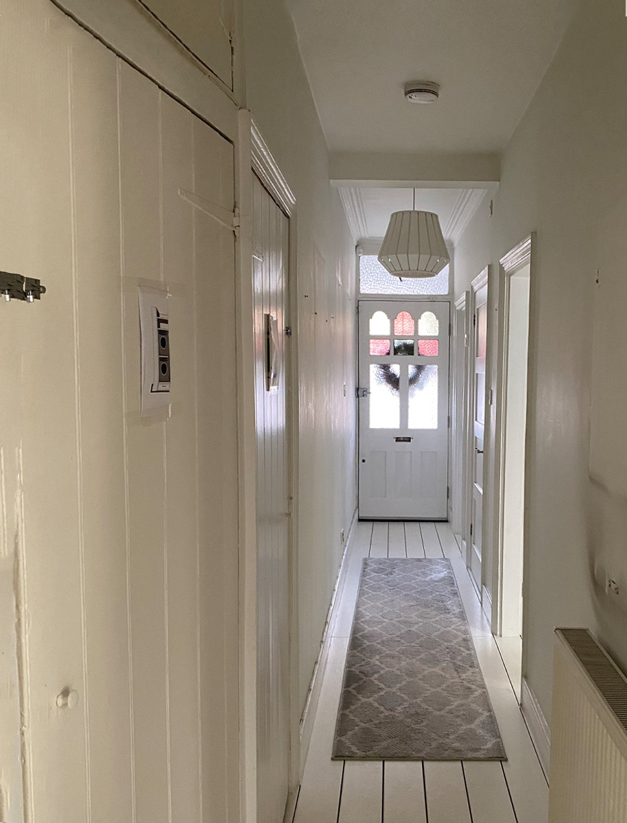 Alder Road Project Victorian Terrace Hallway Renovation, Mortlake